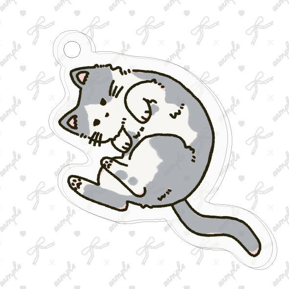 まるくなる猫